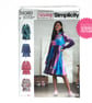 Paper Sewing Pattern, Misses' sweatshirt dresses for knit fabric S9380 - Image 1
