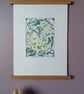 'Hello There Spring' Lino Print - Image 1