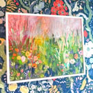 Sunlight Dreaming - Floral Abstract Painting by Jackie Reynolds