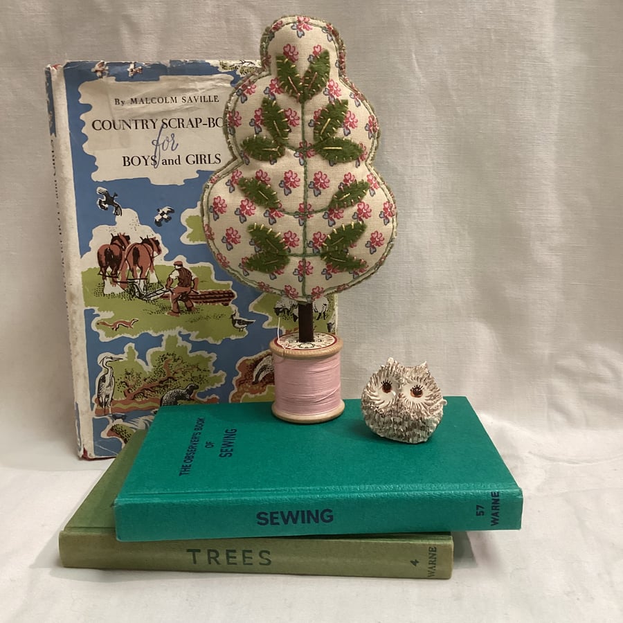 Jane Austen inspired cotton reel tree - Delaford No3