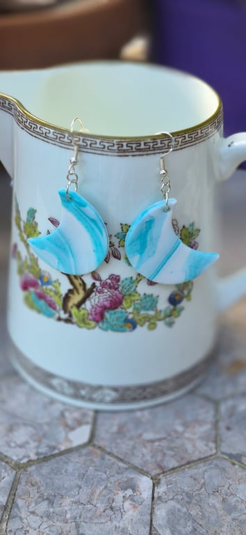 Blue Moon Earrings Fairycore Fantasy