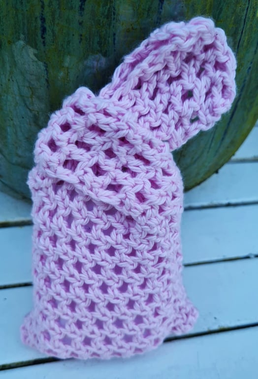 Japanese Knot Bag Style Crochet Soap Saver