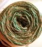 Hedgewitch Moss handspun yarn - 200 yards - Wool-Silk blend - Image 2