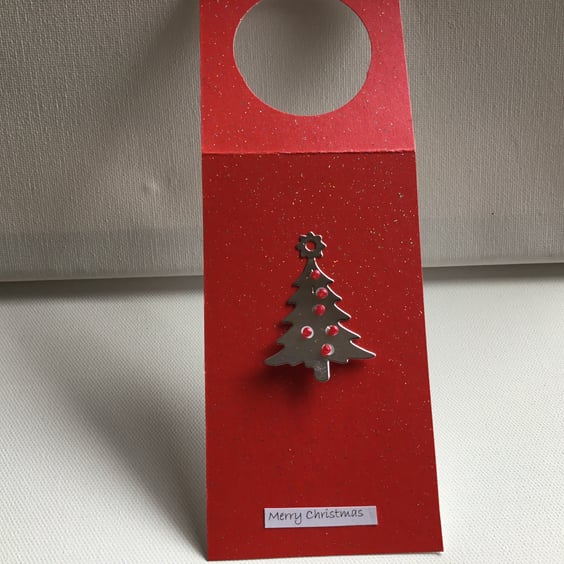 Christmas. Bottle gift tag. Christmas bottle gift tag. CC592. 