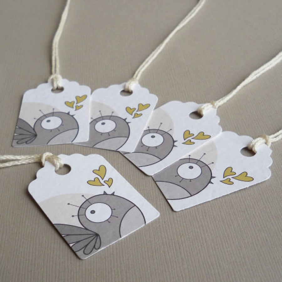 cakebird gift tags