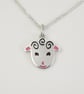 Sheep Pendant (Small) Handmade from Sterling Silver - Image 5