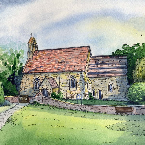 The Church of St James, Dengie Cards and Prints