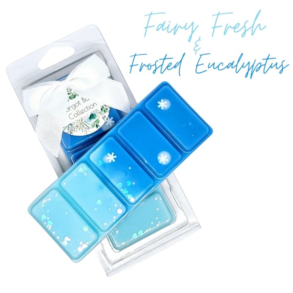 Fairy Fresh & Frosted Eucalyptus Wax Melts UK 50G Luxury Natural Highly Scented