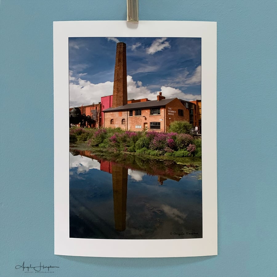 Colour Photograph - The Chimney House - Kelham Island Museum Sheffield