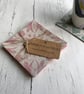 Hand Printed Linen Coaster Set - Image 4