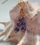Designer AA 6.15ct Tanzanite Gold Vermeil Earrings  - Image 7