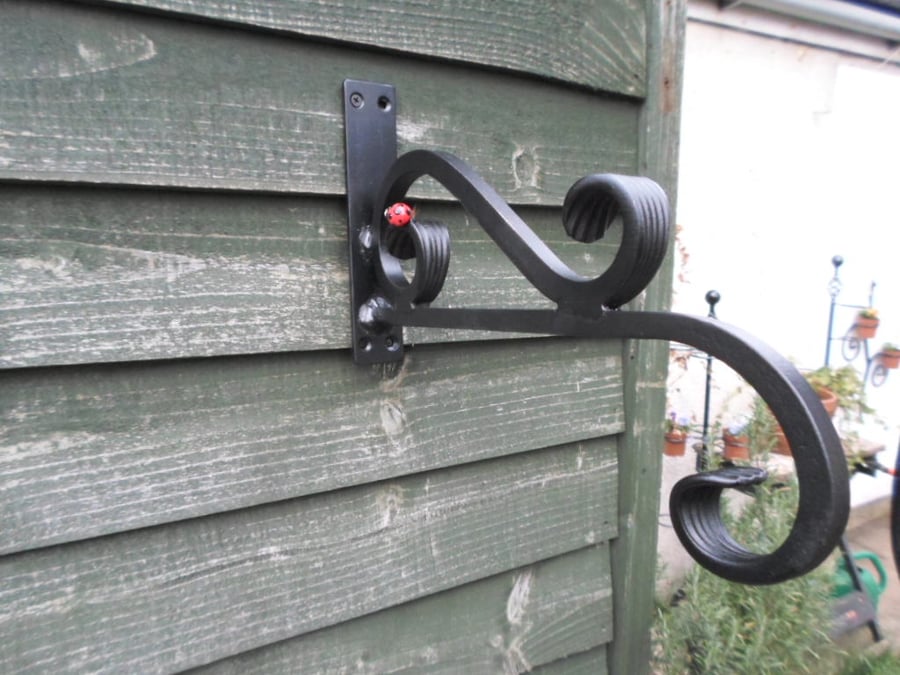 Heavy Duty Hanging Bracket....................Wrought Iron (Forged Steel)