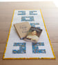 Quilted Spirals Patchwork Table Runner - Image 1