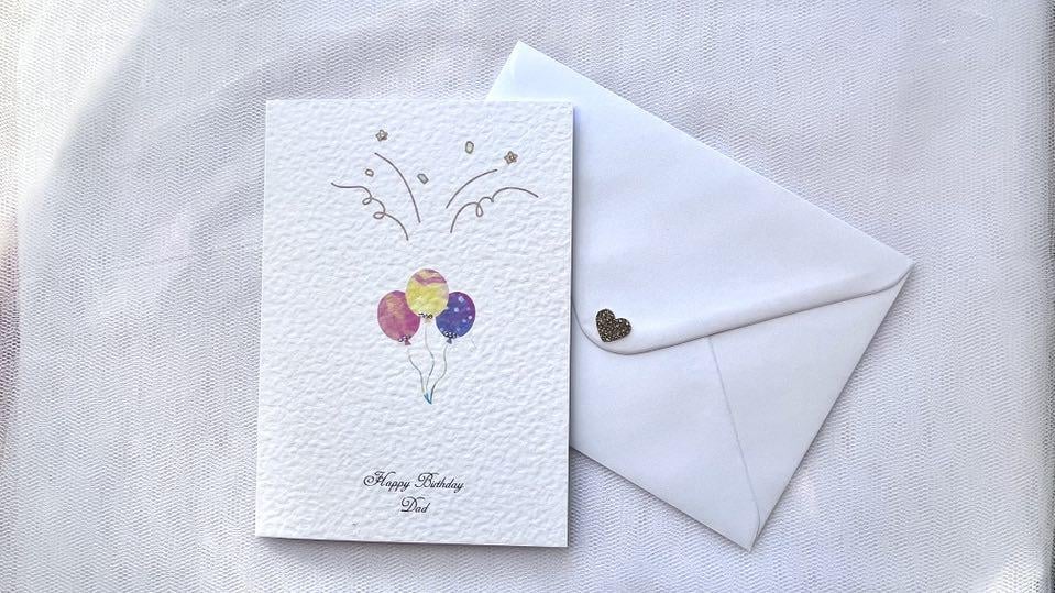 Handmade Luxury Personalised Birthday Card with Envelope for Men, Dad C631