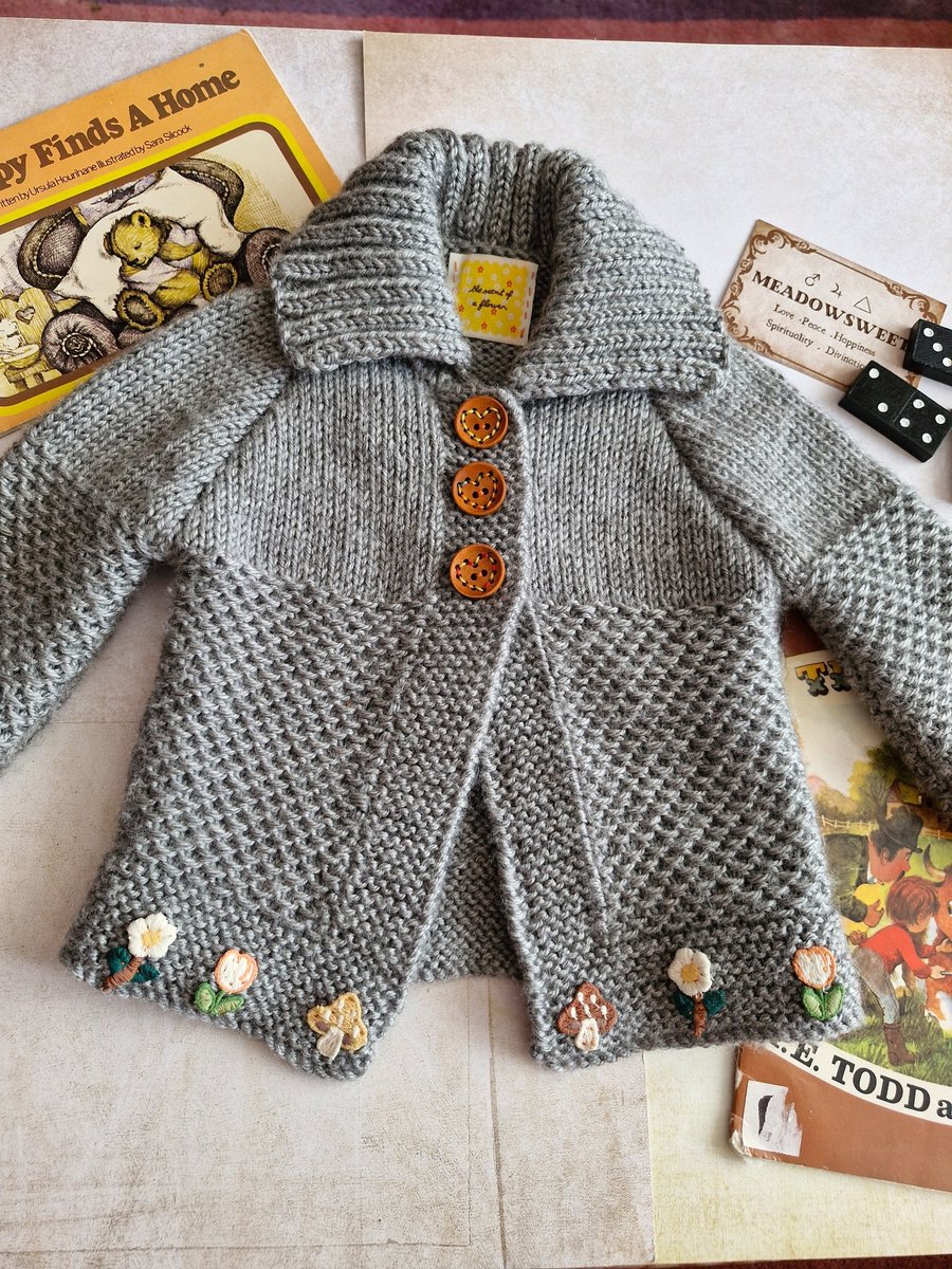 "Foragers First cardigan"