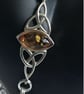 Cognac Amber Chainmaille Bracelet - Image 5