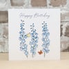 Birthday Card Delphinium