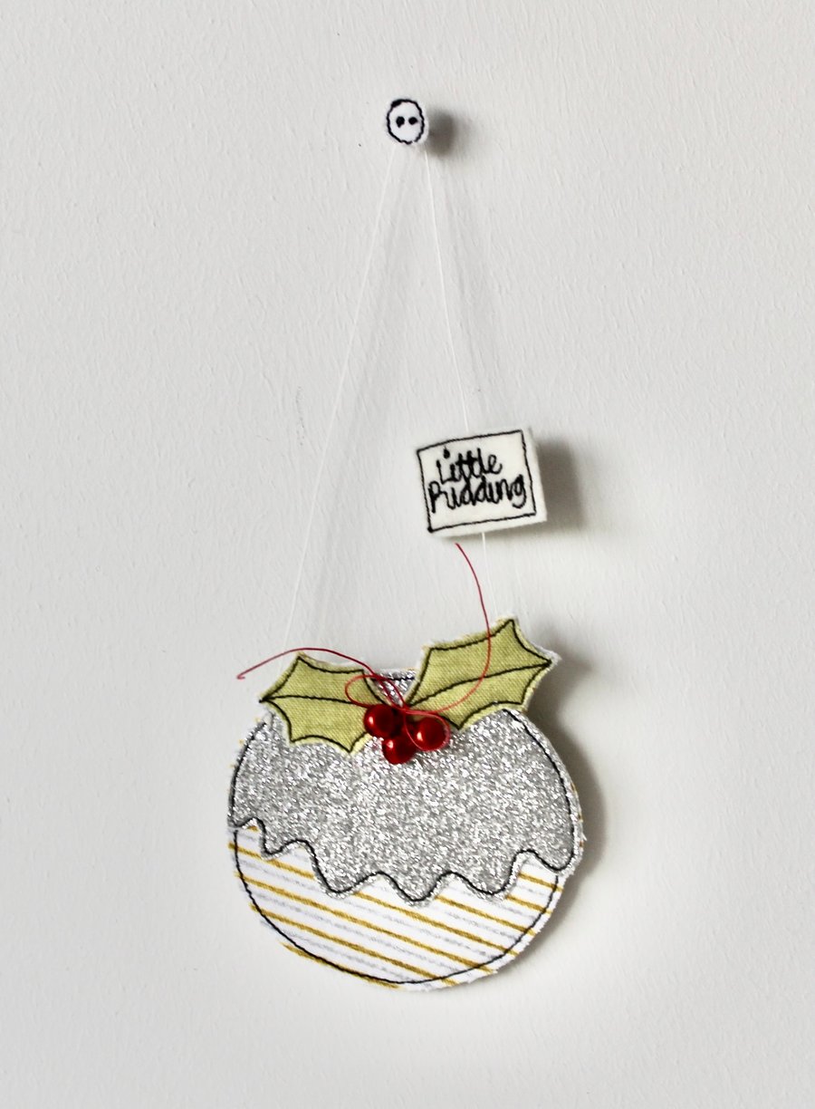 'Christmas Pudding' 1 - Handmade Decoration