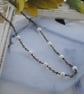 Pearl & brass necklace - Image 1