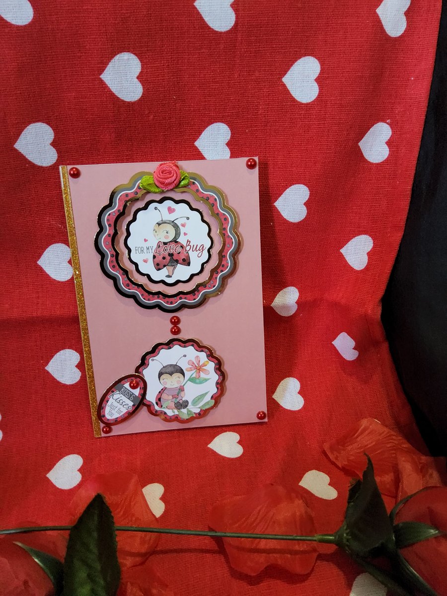 Valentines Greeting Card - Love Bug