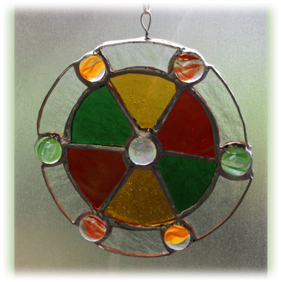 Celtic Ring Stained Glass Suncatcher 
