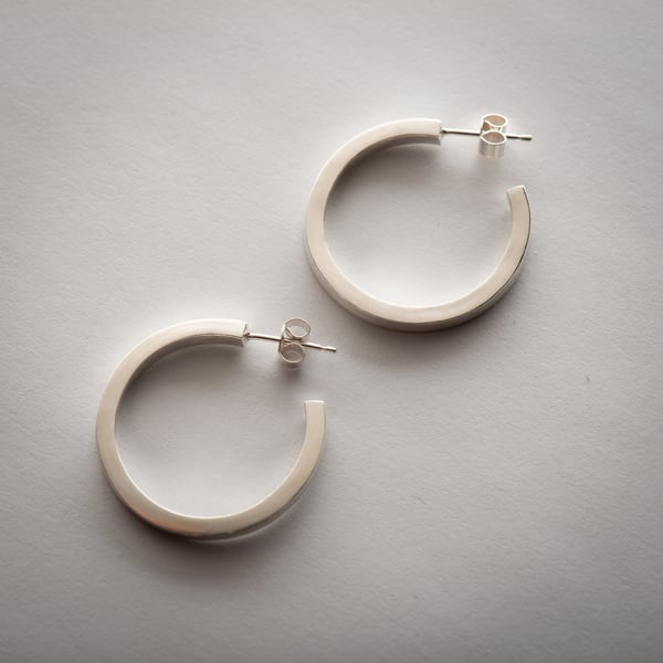 Sterling Silver Hoop Earrings