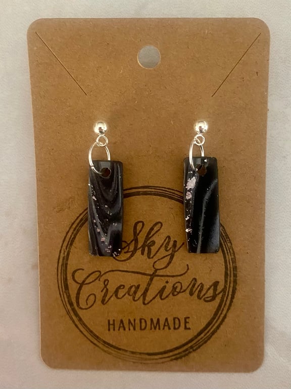 Ref: 2533 Handmade polymer clay earrings (includes FREE UK postage)