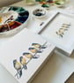 Watercolour Print Swallows Comet And Bo - Image 2