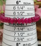 Pink chalcedony "brave" stretch gemstone bracelet, manifest, intention - Image 6