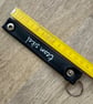 Mini Key Chain 1 - Made from a Bicycle Inner Tube - Image 5