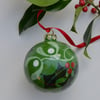 Holly and Mistletoe Bauble