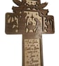 Nativity Cross Christmas Ornament Wooden Christian Decoration Isaiah 9:6 Ornamen - Image 4