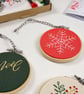 Festive Embroidery Kit, Needlepoint Kit, Beginner Friendly, Christmas Craft Kit - Image 1