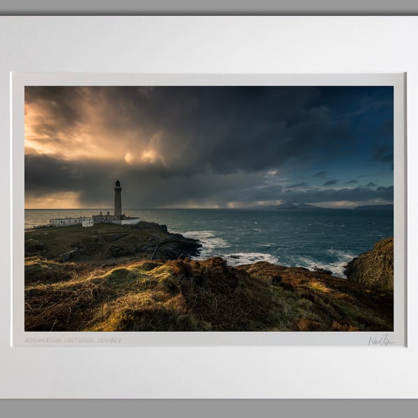 Ardnamurchan Lighthouse Scotland - A3 (50x40cm) Unframed Print