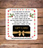 Secret Santa Christmas Gift Card Holder, personalised 