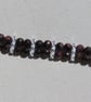 Red Tiger Eye Gemstone Chakra Beaded Bracelet "Red Wisp" - Image 6