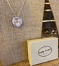 Rose Quartz Nest Necklace, sterling silver - Image 7