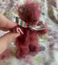Rudy, miniature Christmas bear, hand sewn collectible bear  - Image 5