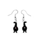 Cat Butt Earrings - Handmade - Image 4