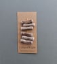 Set of six driftwood toggle buttons with single hole - Image 3