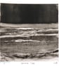 Gentle Tide OOAK print original monoprint coastal art wave beach shore sea