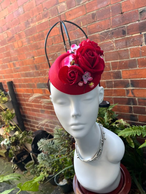 Beautiful Handmade hat, Hat for the Races, Hats for Ascot, Special Occasion Hats