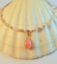 Pink Opal Necklace & Pendant, October Birthstone, Anniversary, Gift For Libra - Image 5