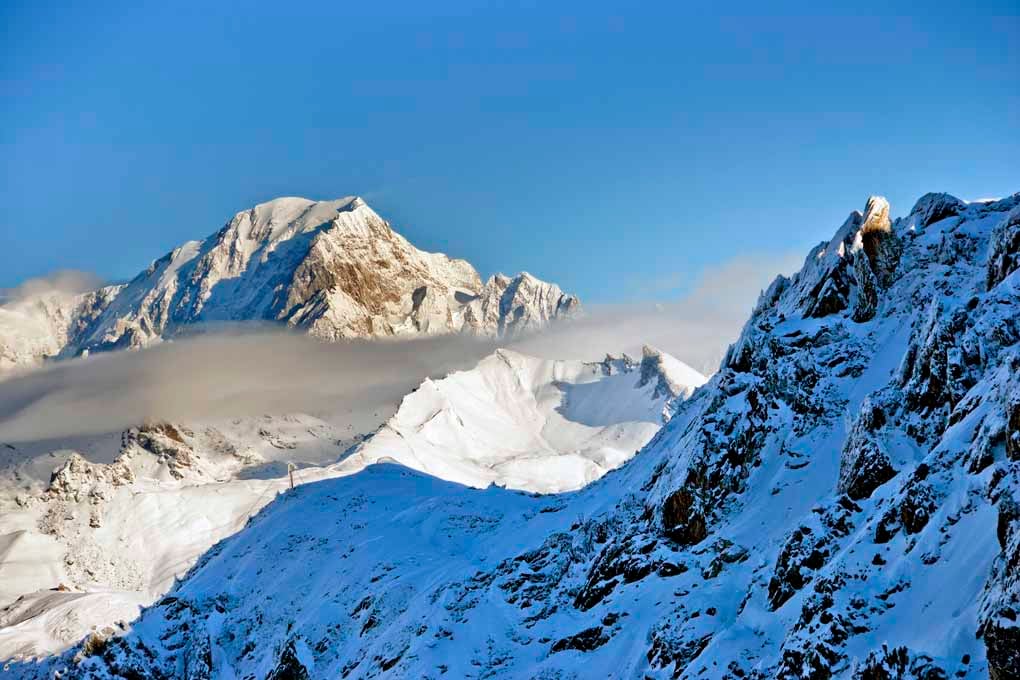 Mont Blanc Les Arcs French Alps France Photograph Print