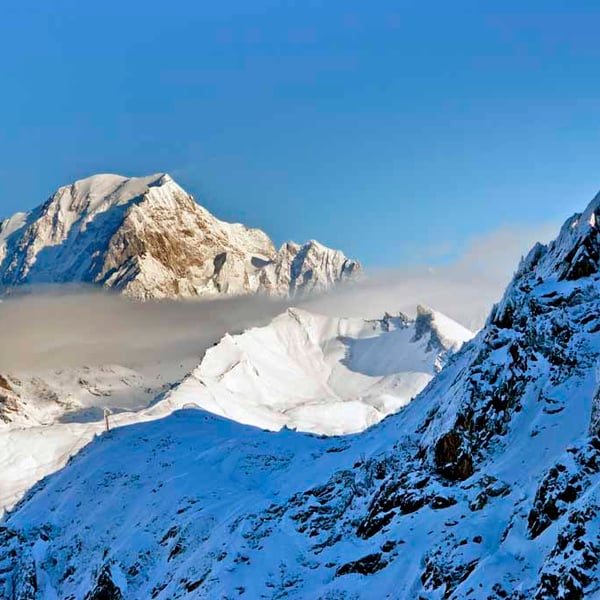 Mont Blanc Les Arcs French Alps France Photograph Print