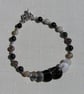 Botswana Agate Gemstone Crystal Beaded Bracelet "Savannah" - Image 7