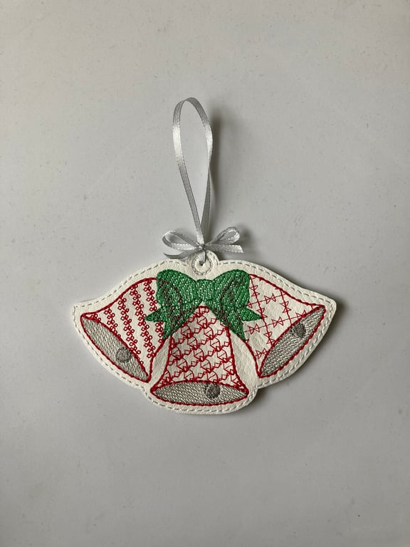 865. Christmas bells Christmas tree hanging ornament.