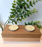 Oak and Ash Tea light holder - Image 2