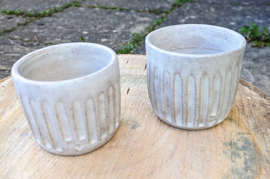 Espresso coffee cups (alabaster)