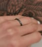 Stacking Ring (x1), Silver Black & White Rings - Image 7